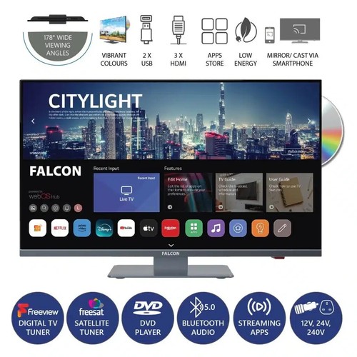 Falcon webos smart tv - 24",
